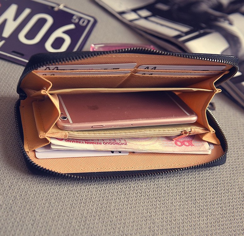 KY1017 Trendy Wallet Blue