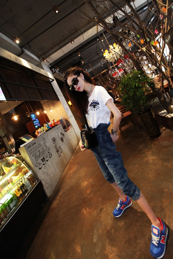 MP1469573 Korea  Stylish Denim Pant Pants Women Fashion 