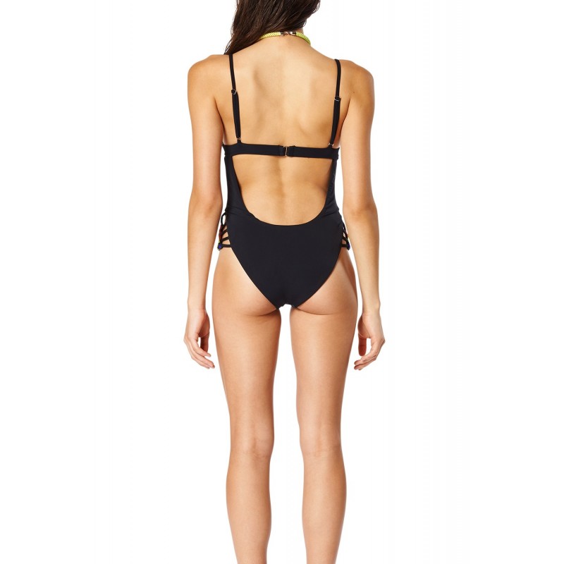 WS21037 Fashion Swimsuit Black