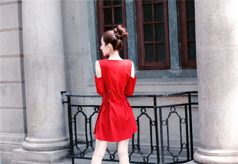 GW2147 Pretty Dress Red