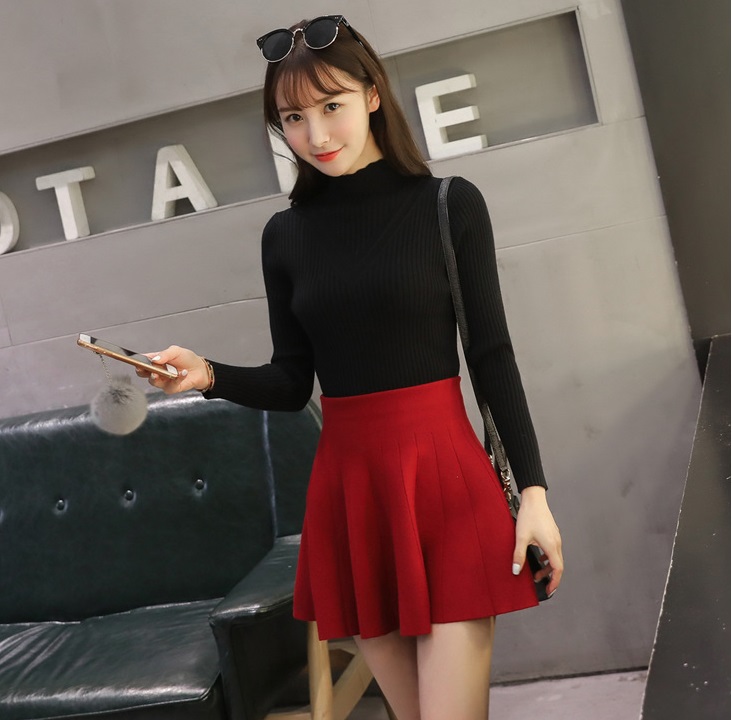 MT5578 High-neck top (Black)