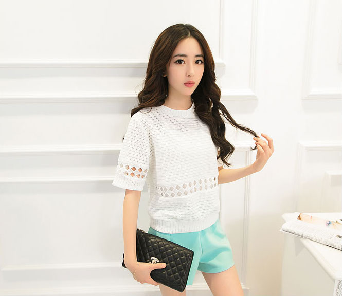 WT3861 Stylish Top White