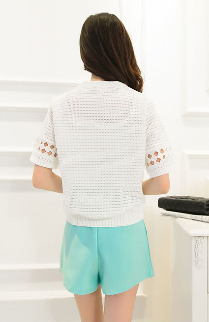 WT3861 Stylish Top White