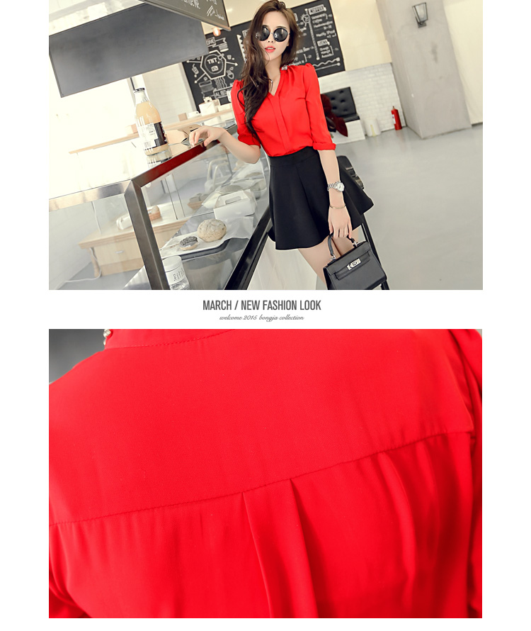 BM70104 Stylish Top Red 
