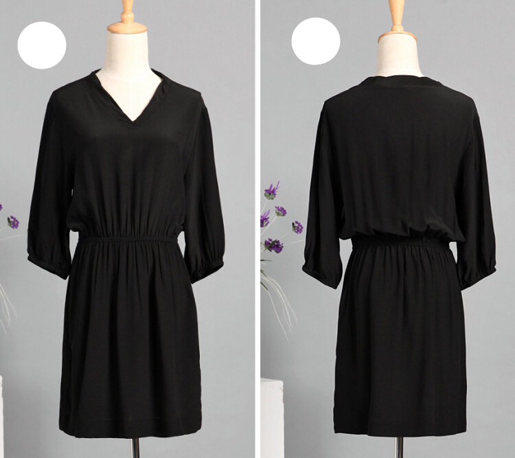 BM70107 Europe Fashion Dress Black