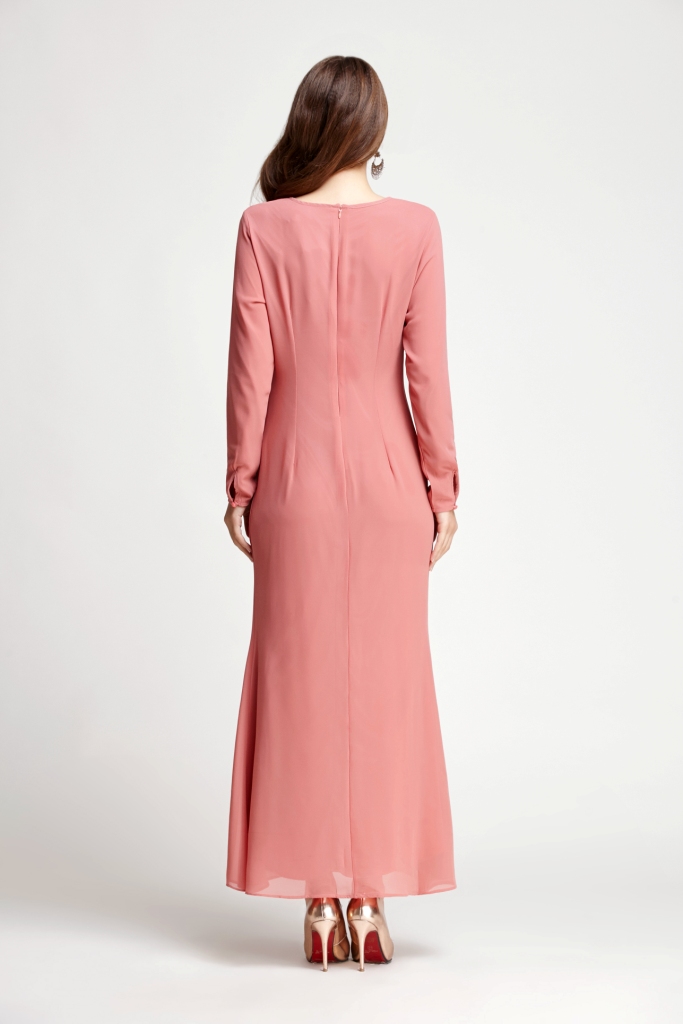 BM70109 Elegant Jubah Brown