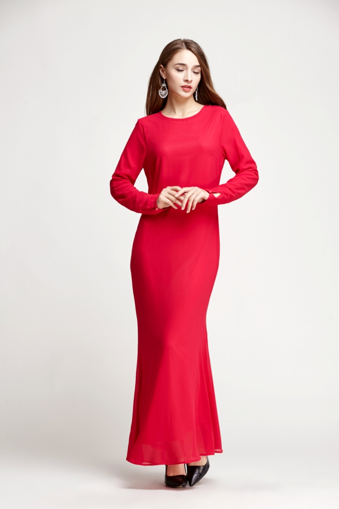 BM70109 Elegant Jubah Red