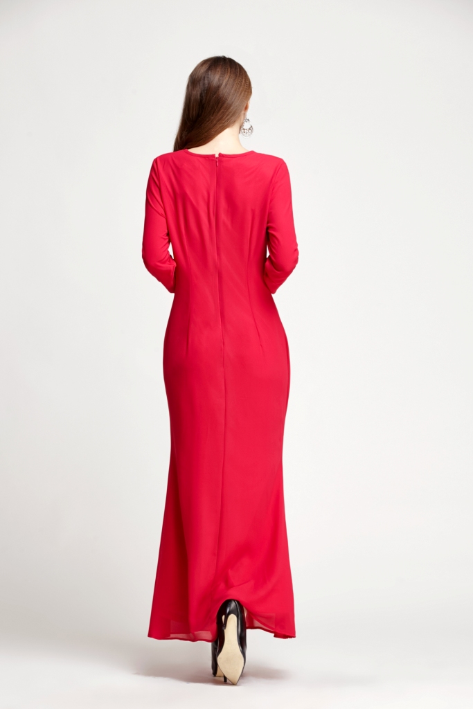 BM70109 Elegant Jubah Red
