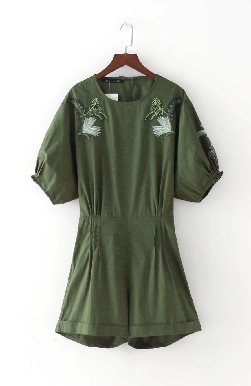 BM70111 Stylish Jumpsuit Green