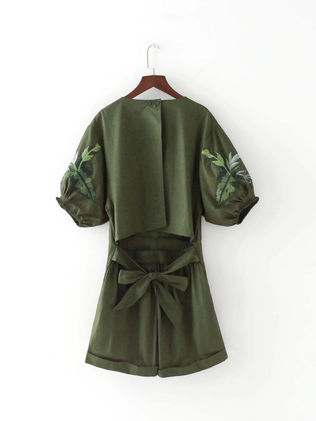 BM70111 Stylish Jumpsuit Green