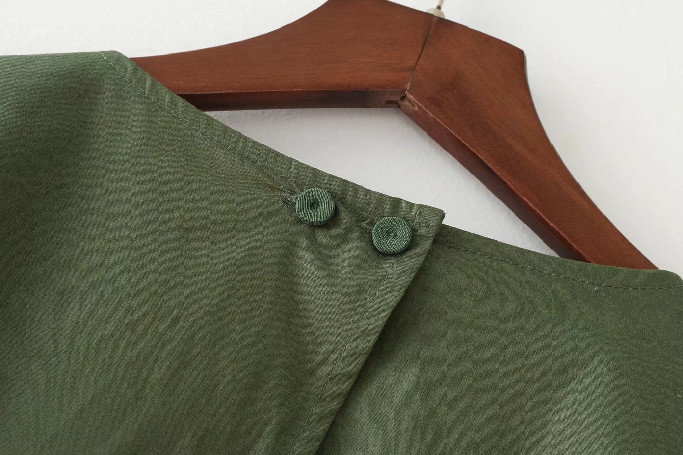 BM70111 Stylish Jumpsuit Green