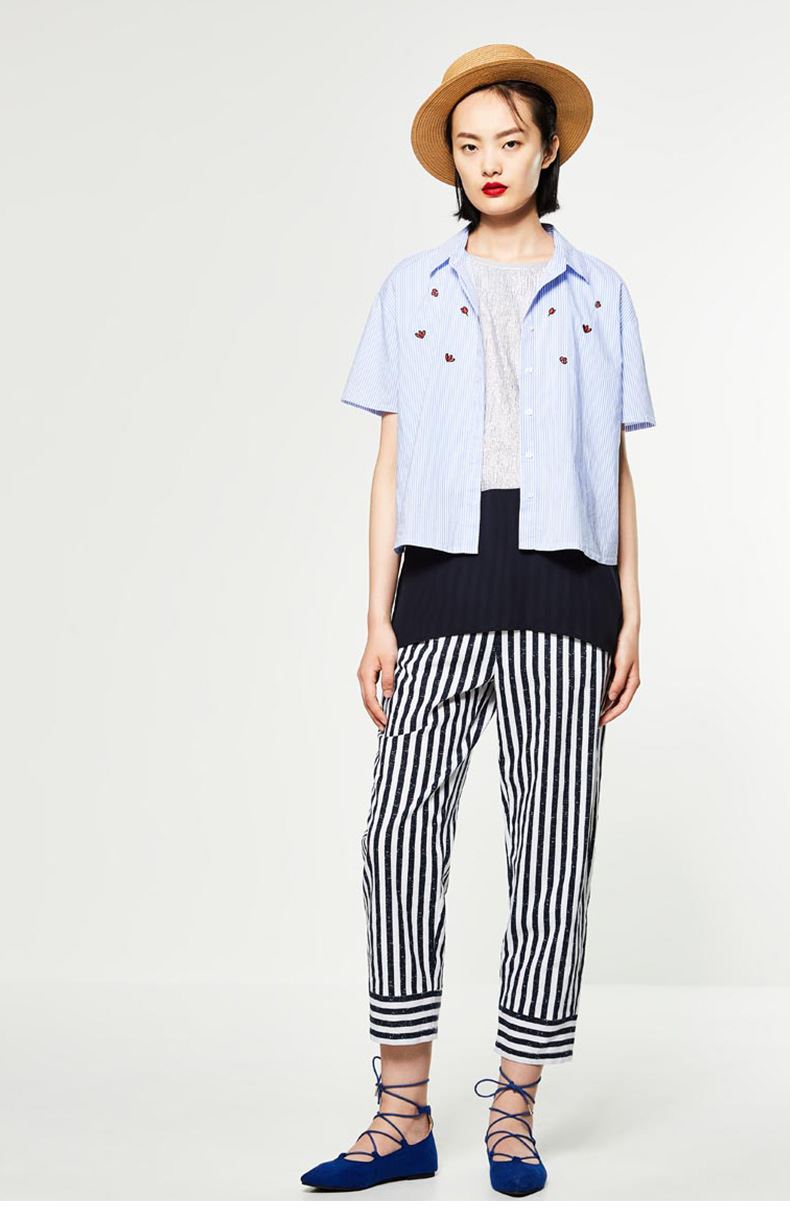 BM70119 Fashion Top Blue