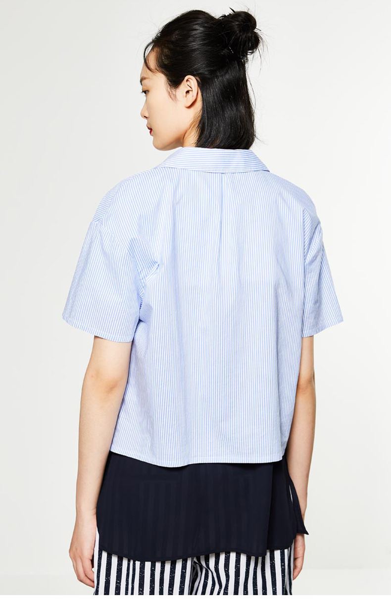 BM70119 Fashion Top Blue