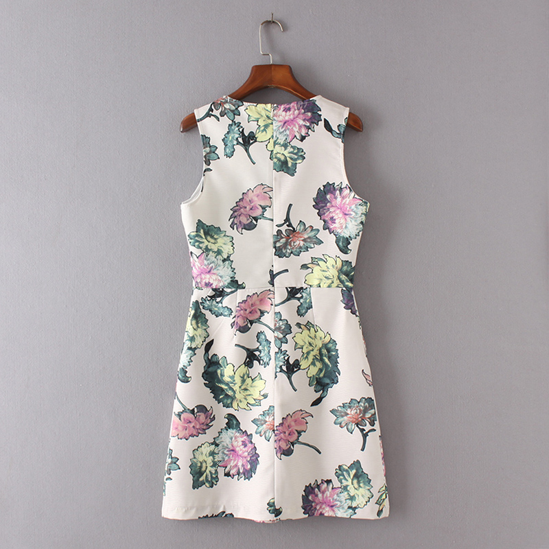 BM70126 Lovely Floral Dress As Picture