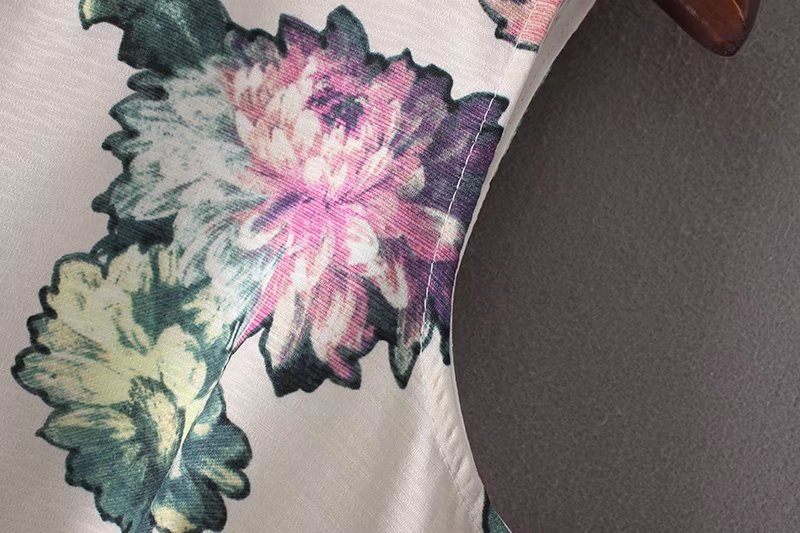 BM70126 Lovely Floral Dress As Picture