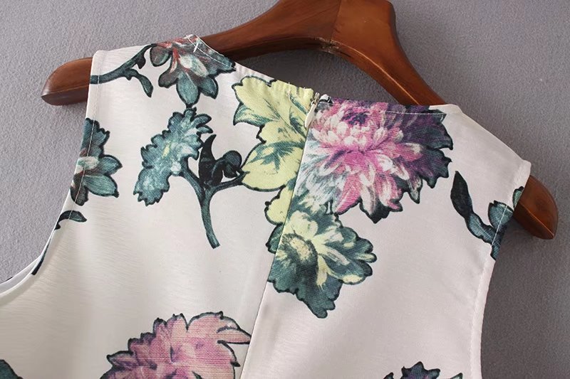 BM70126 Lovely Floral Dress As Picture