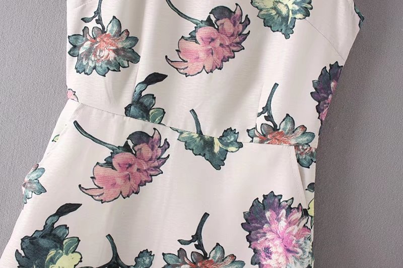 BM70126 Lovely Floral Dress As Picture