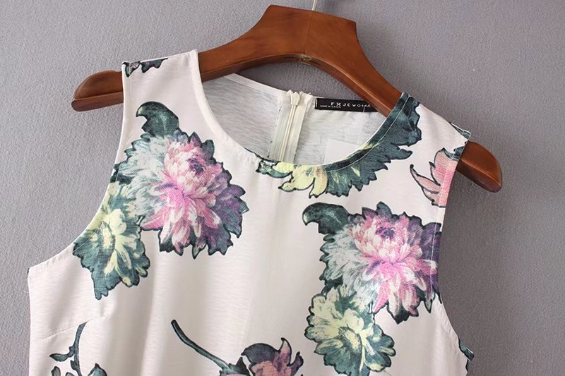 BM70126 Lovely Floral Dress As Picture