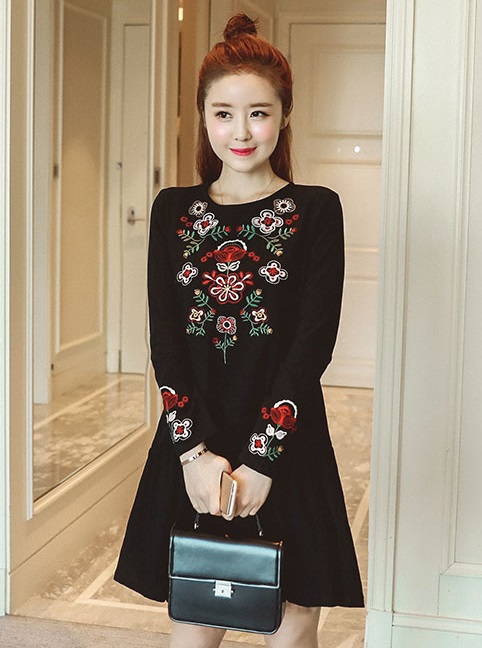 BM70141 Sweet Dress Black
