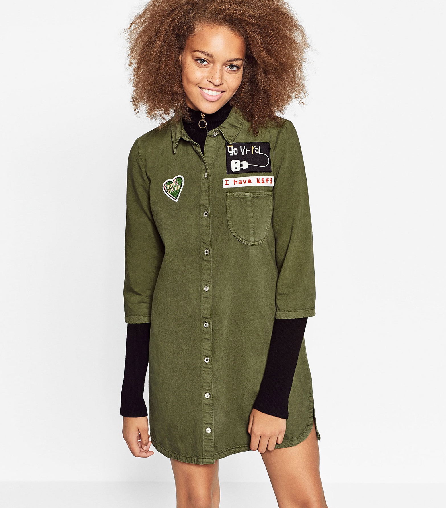 BM70147 Fashion Top Green
