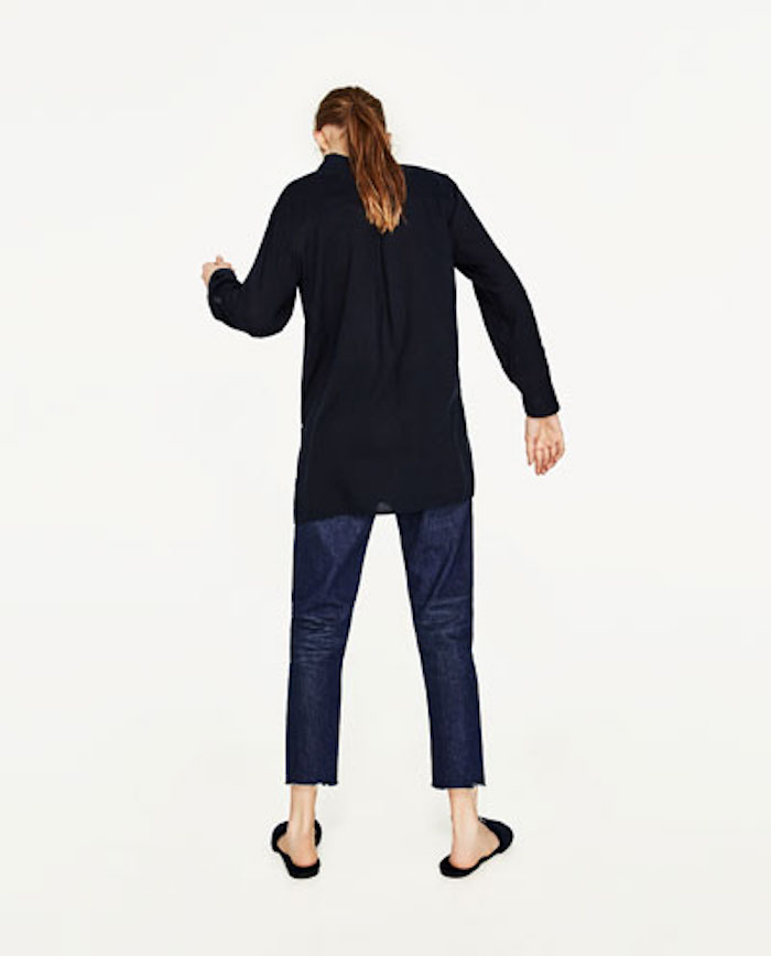 BM70149 Europe Fashion Top Dark Blue