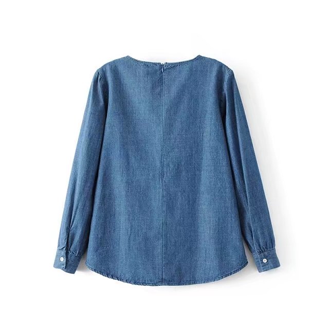 BM70151 Cute Fashion Top Light Blue