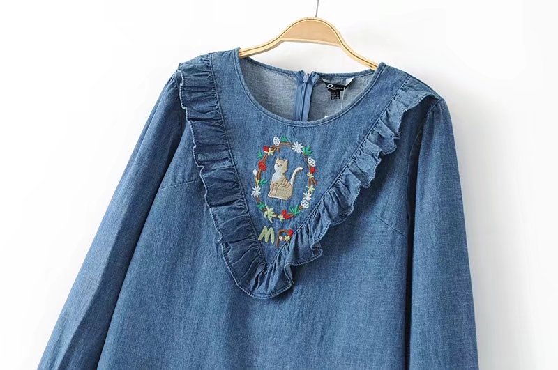 BM70151 Cute Fashion Top Light Blue
