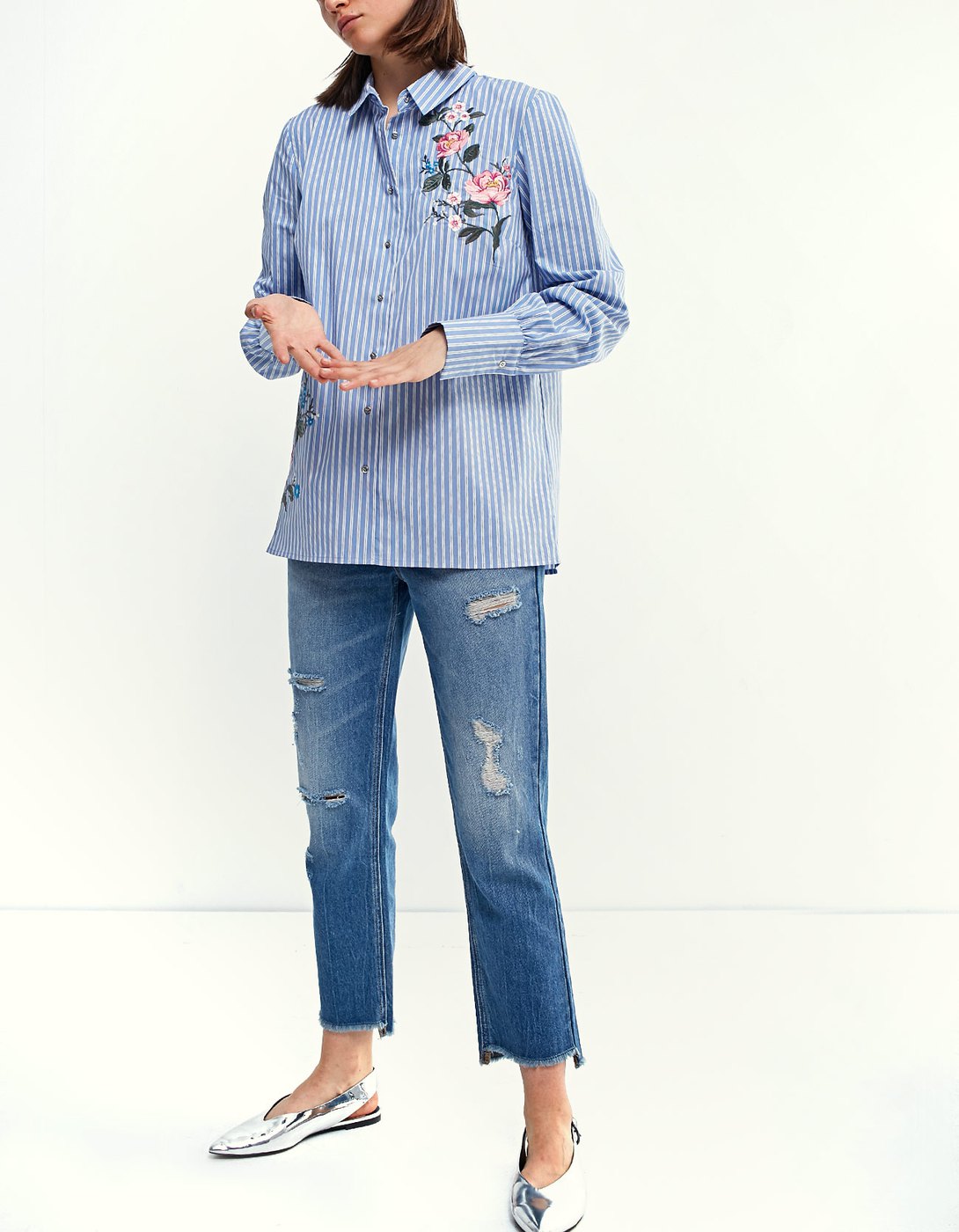 BM70159 Stylish Top Blue