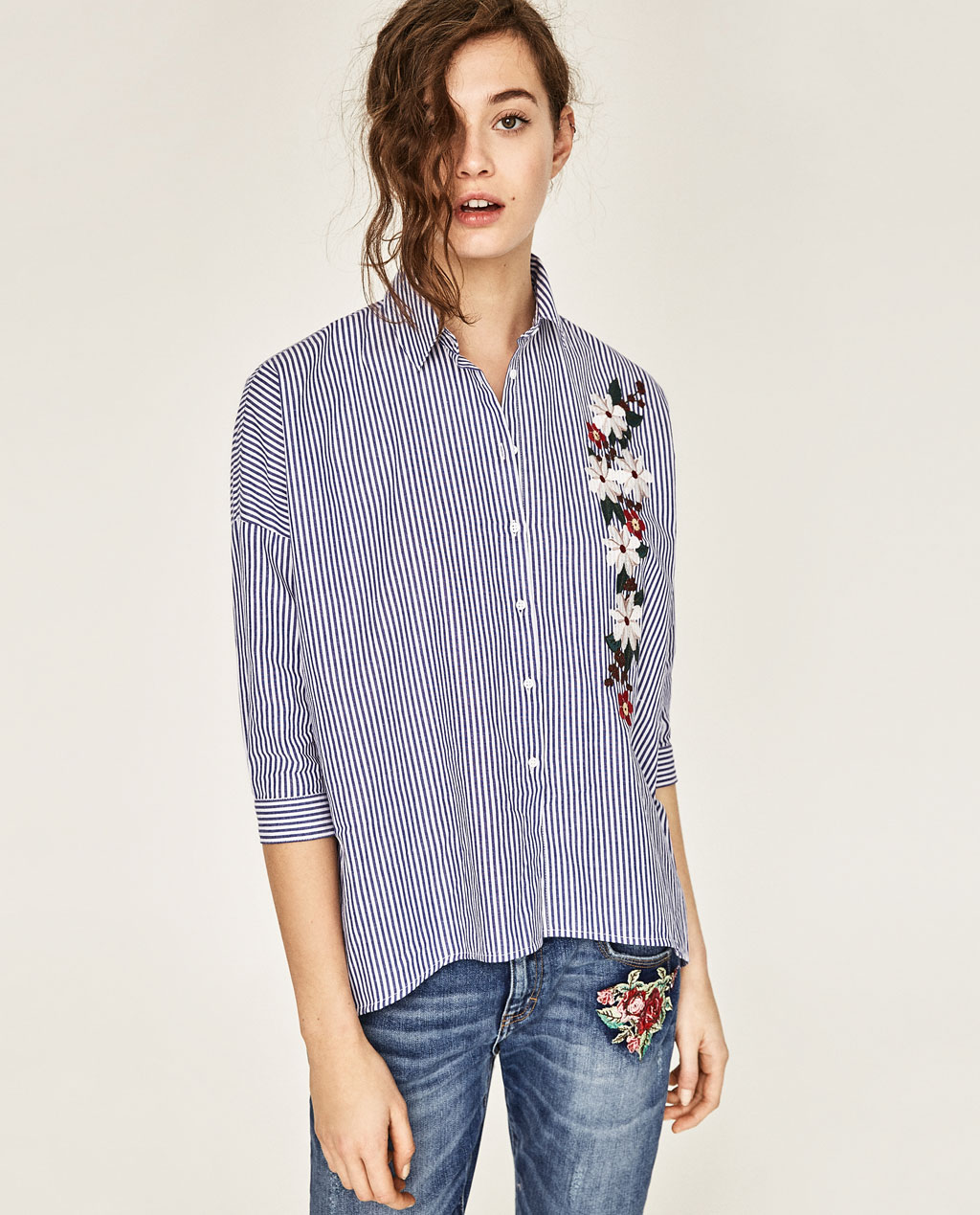 BM70160 Europe Fashion Top Blue