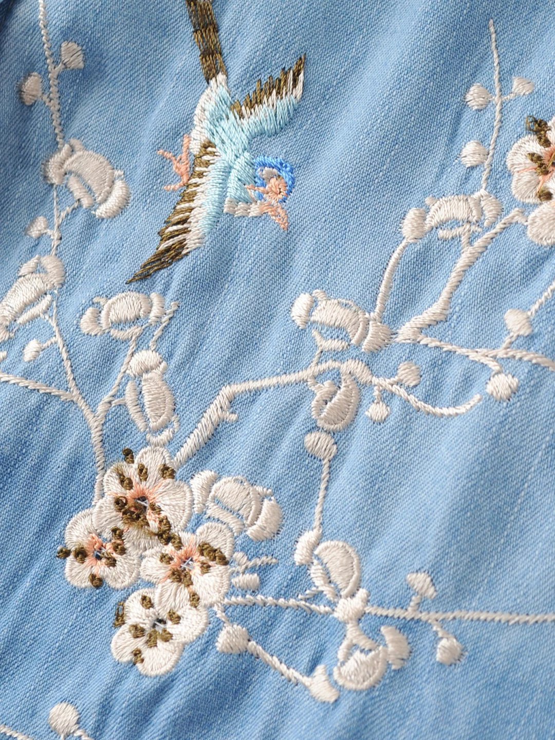 BM70161 Stylish Denim Top Blue