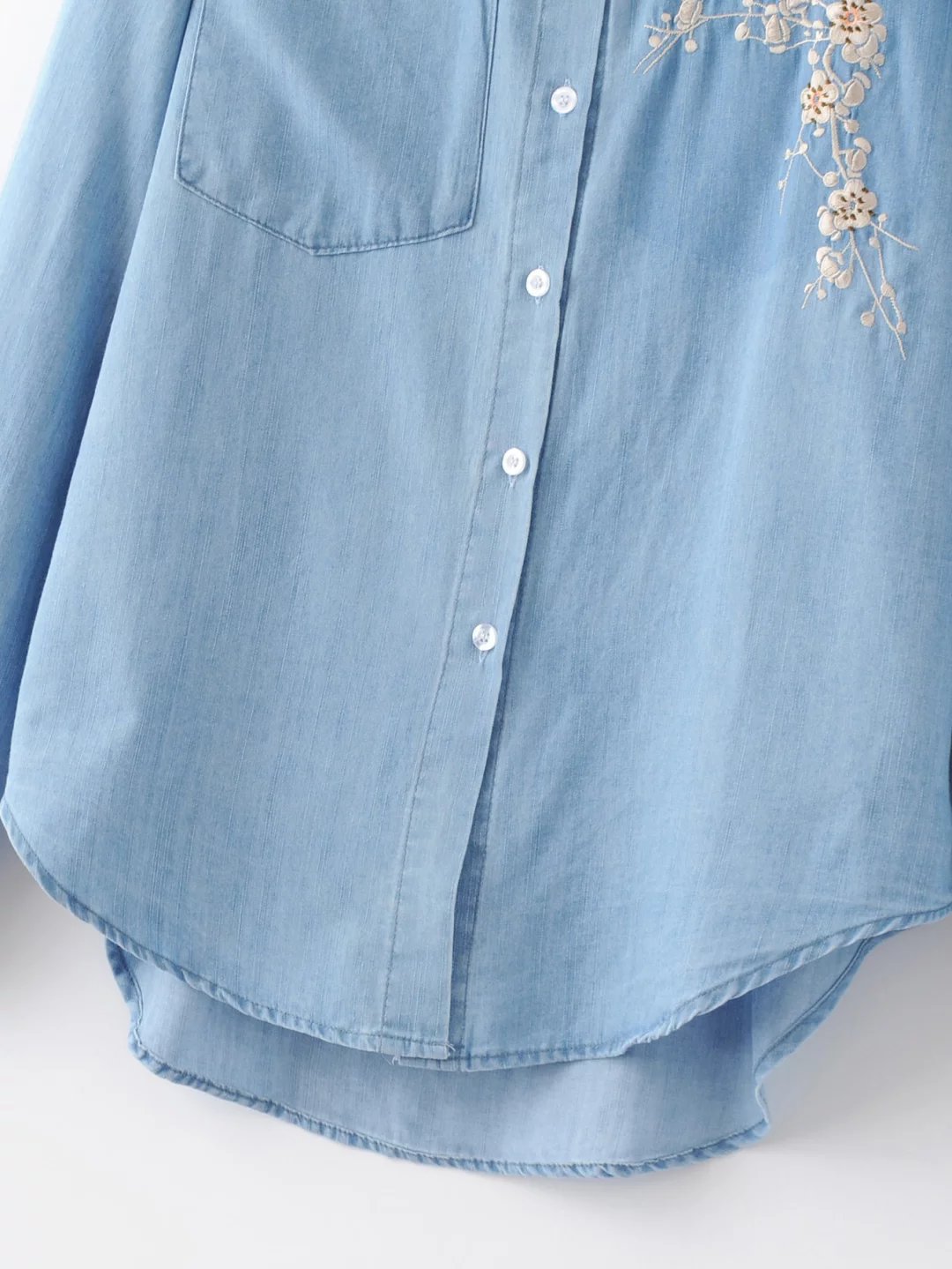 BM70161 Stylish Denim Top Blue