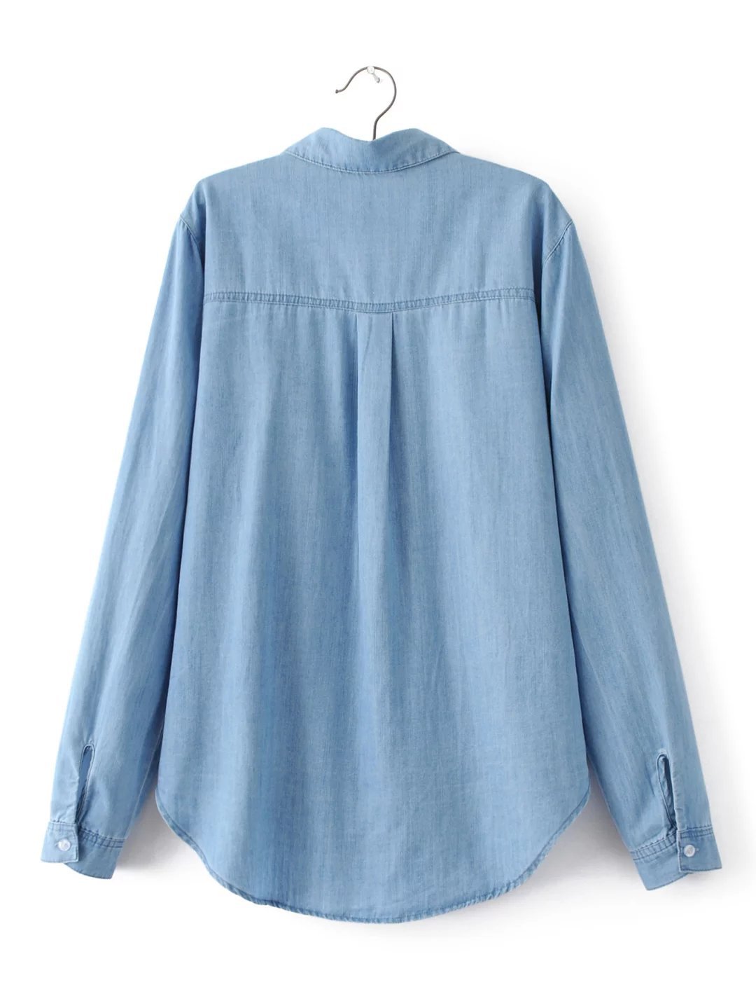 BM70161 Stylish Denim Top Blue