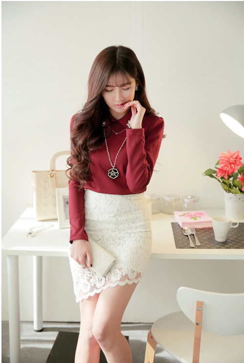 BM70170 Korea Trendy Top Red