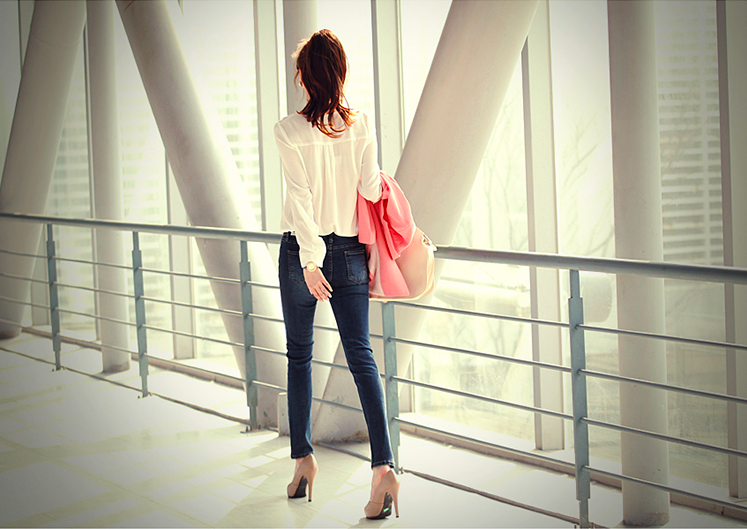 BM70174 Korea Fashion Top White