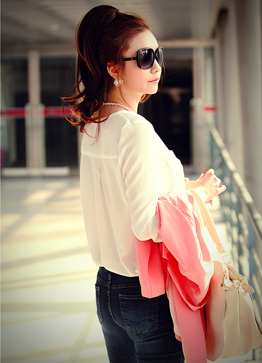 BM70174 Korea Fashion Top White
