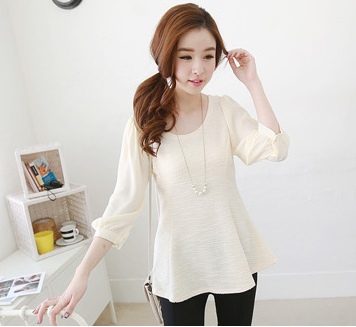 BM70175 Korea Stylish Top White