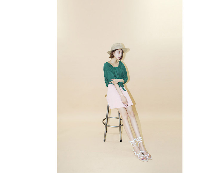 BM70176 Stylish Top Green