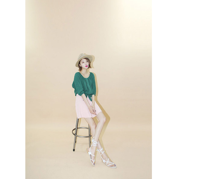 BM70176 Stylish Top Green