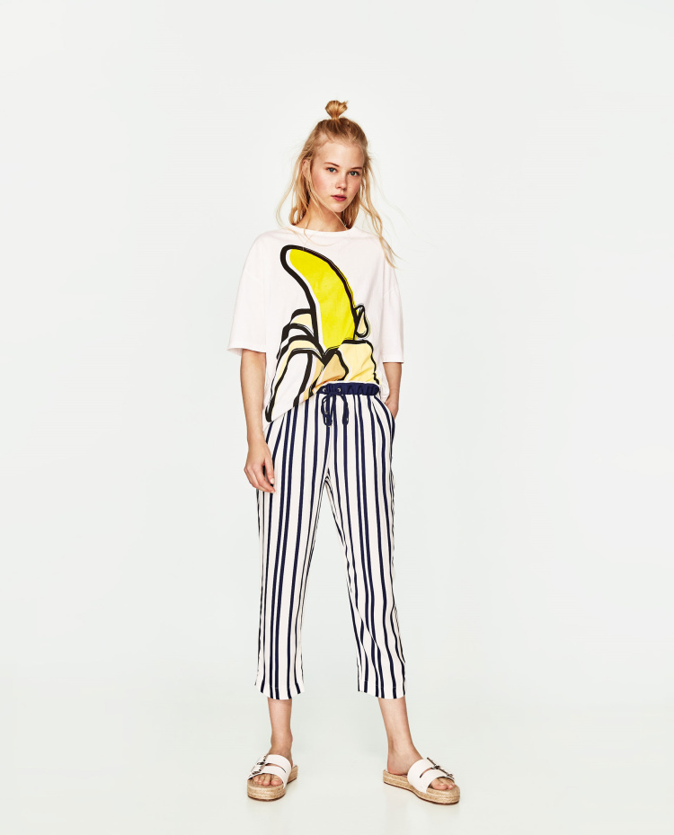 BM70182 Europe Fashion Pant Stripe