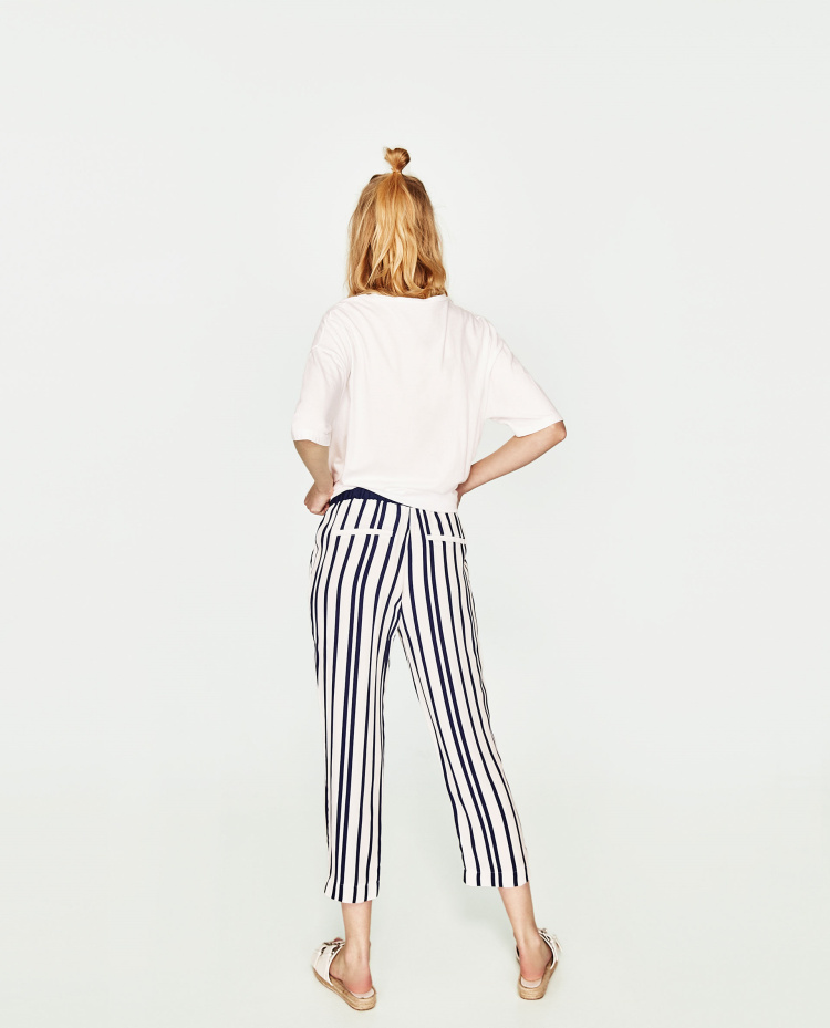 BM70182 Europe Fashion Pant Stripe