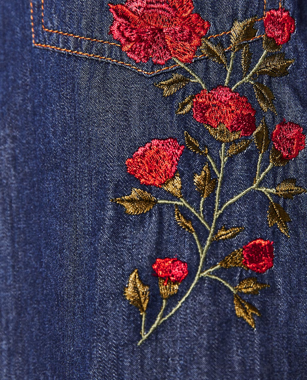 BM70186 Fashion Denim Top Blue