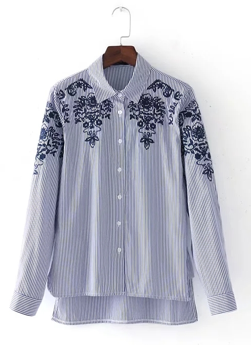 BM70193 Fashion Top Blue