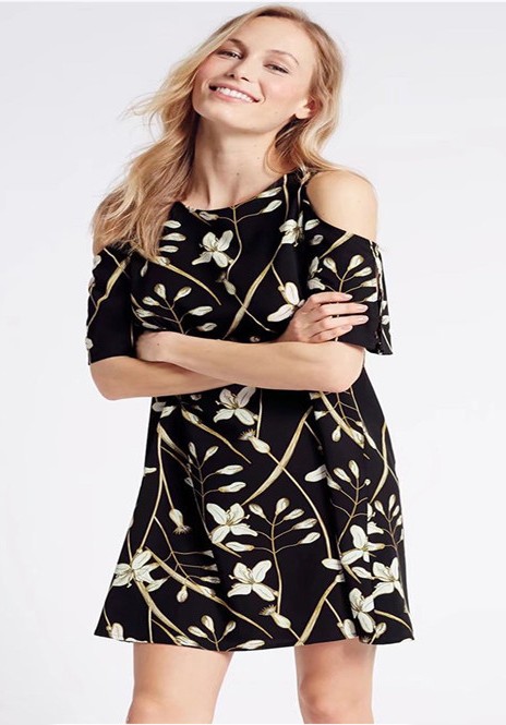 BM70207 Fashion Dress Black