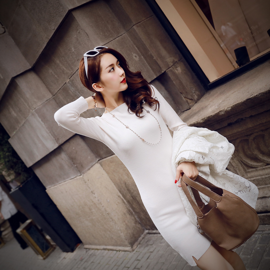 BM70242 Stylish Dress White