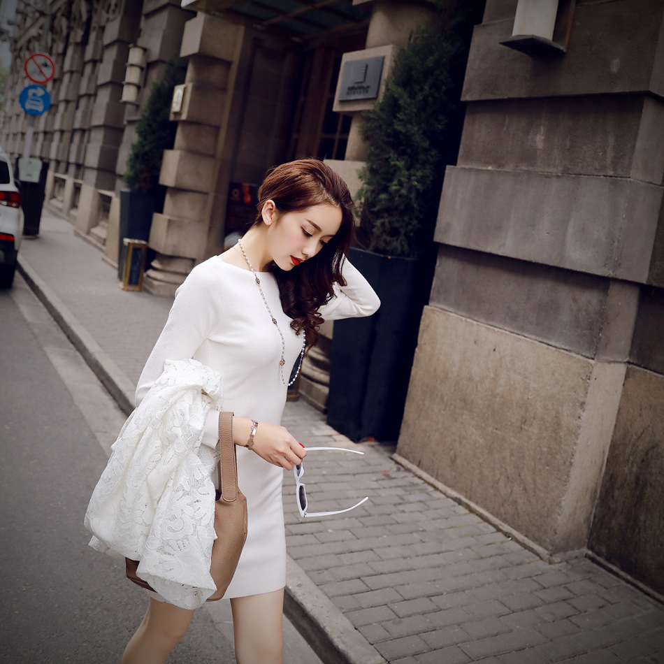 BM70242 Stylish Dress White