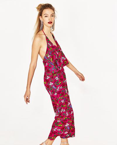 BM70214 Trendy Jumpsuit Floral