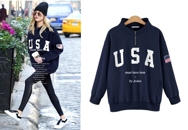 BM70232 Trendy Sweater Dark Blue
