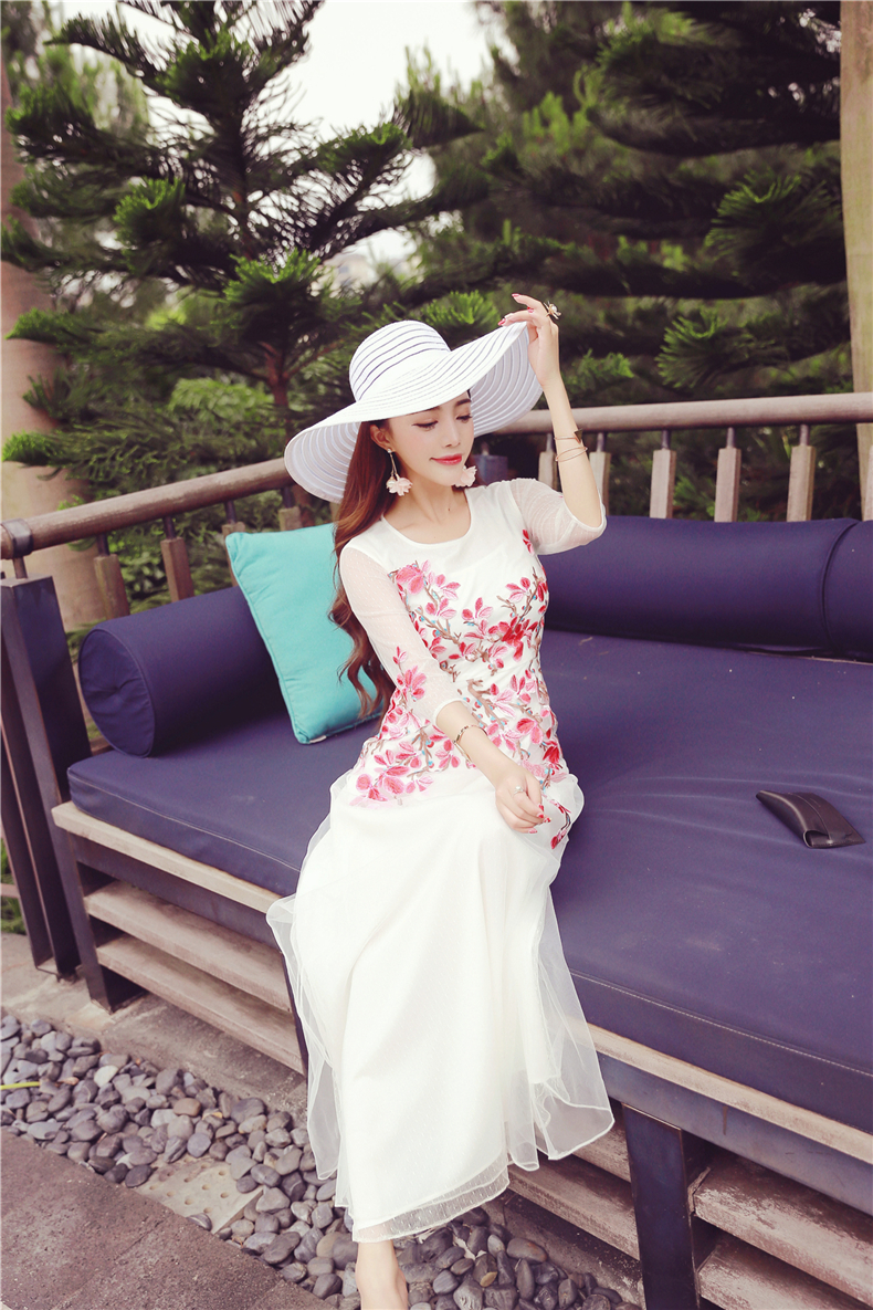 BM70235 Elegant Dress White