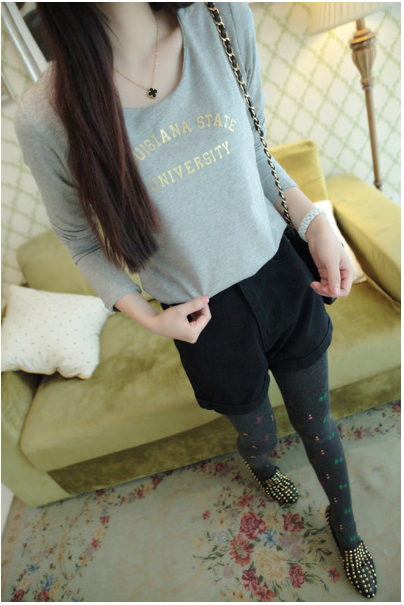 KF509 Fashion Top Grey