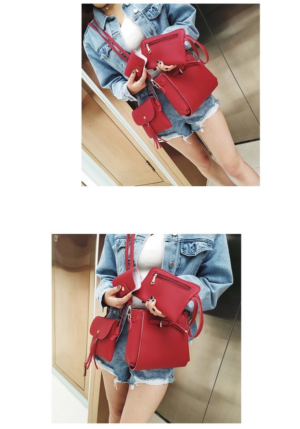 KY1003 Stylish Bag (3 in 1) Red